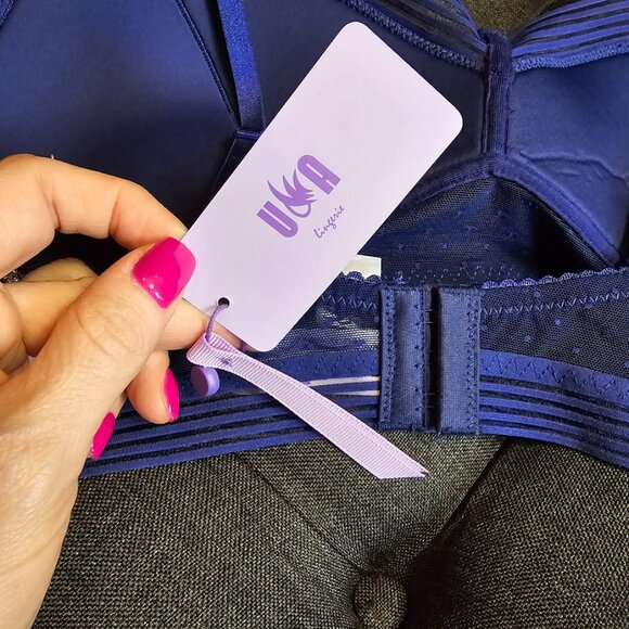 New With Tags REESE Wireless Soft Mesh Convertible Bralette Bra - Picture 7 of 8